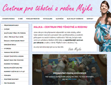 Tablet Screenshot of majka-kurzy.cz